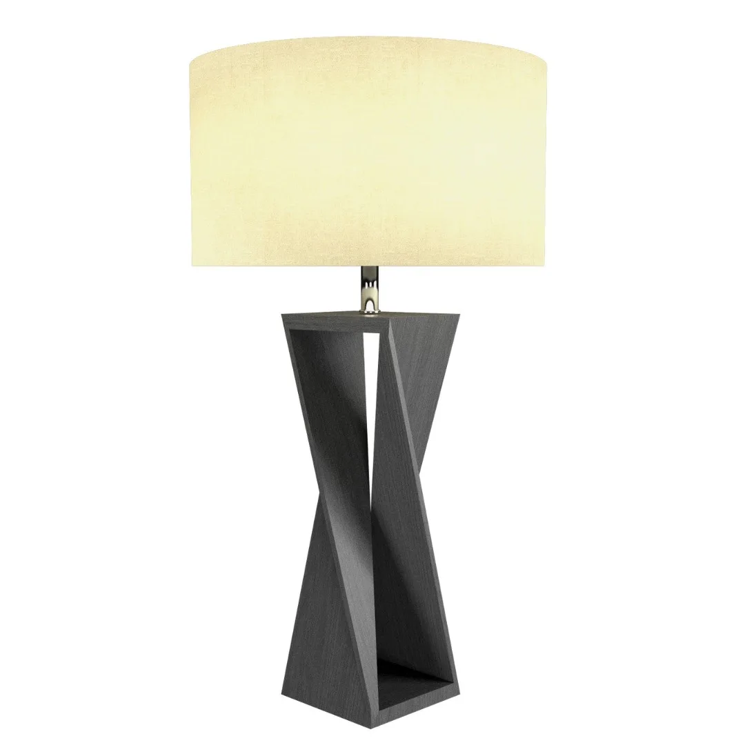 Spin One Light Table Lamp in Organic Grey