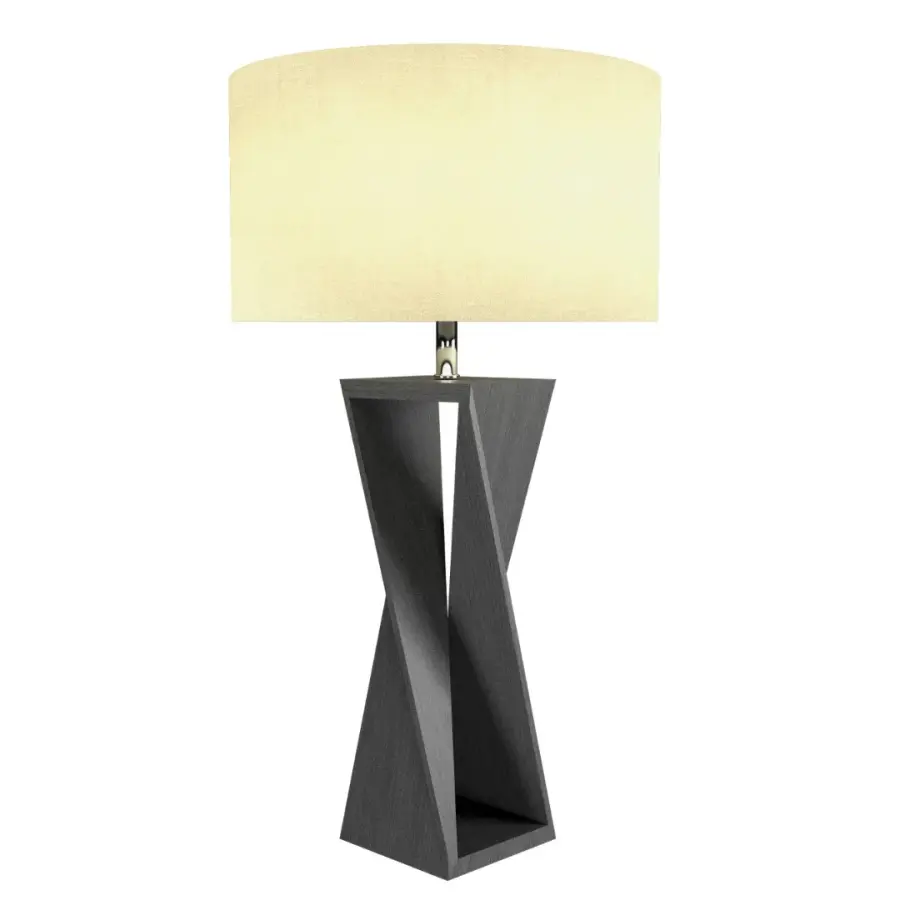 Spin One Light Table Lamp in Organic Grey