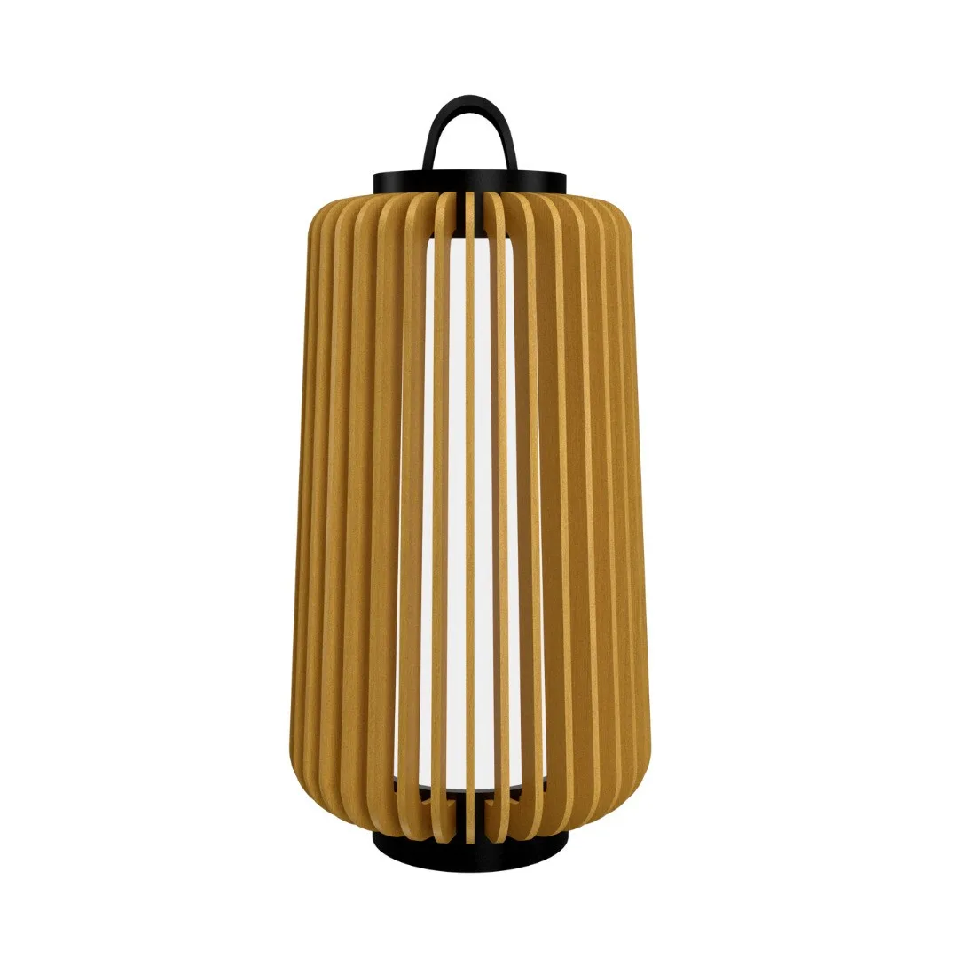 Stecche di Legno Table Lamp in Organic Gold