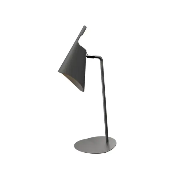The Balance Table Lamp combines organic form with contemporary minimalism, featuring a sculptural ceramic base in a soft grey finish. Its compact 21-inch height makes it ideal for bedside tables and accent surfaces.