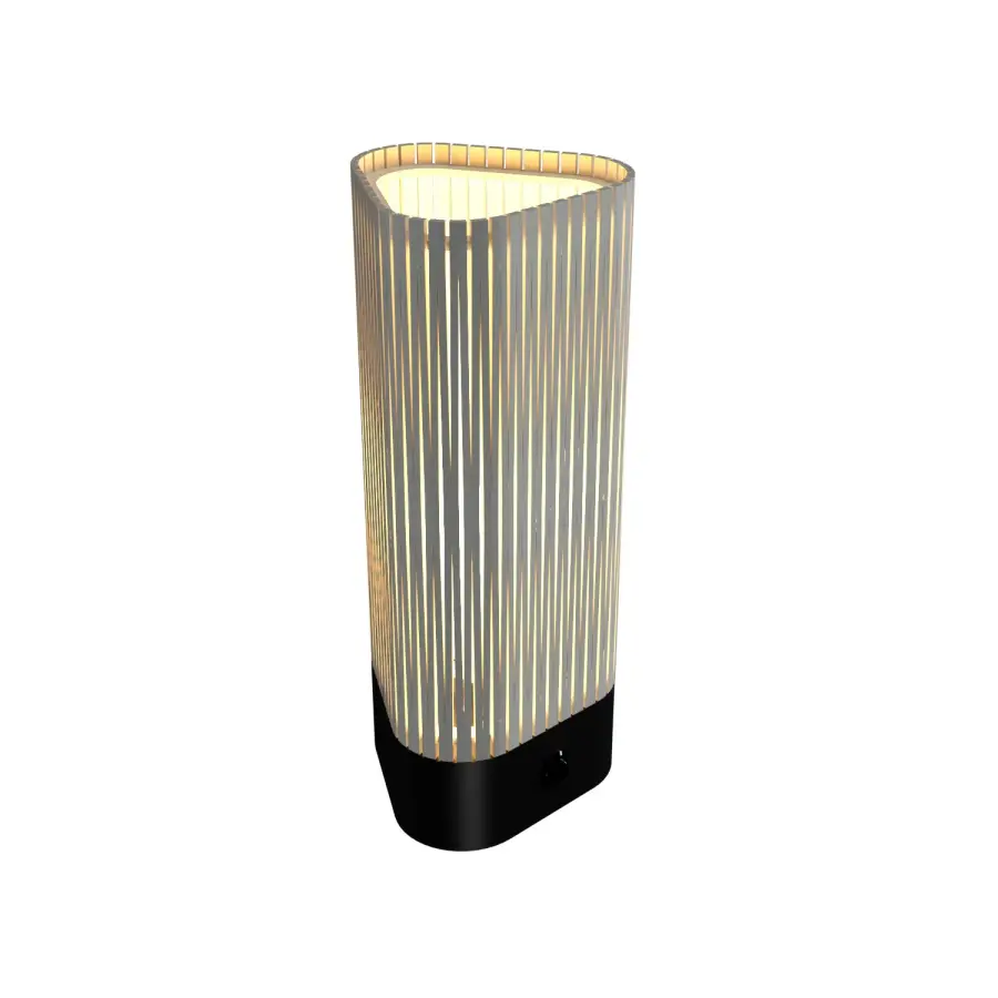 Living Hinges Table Lamp in Organic White