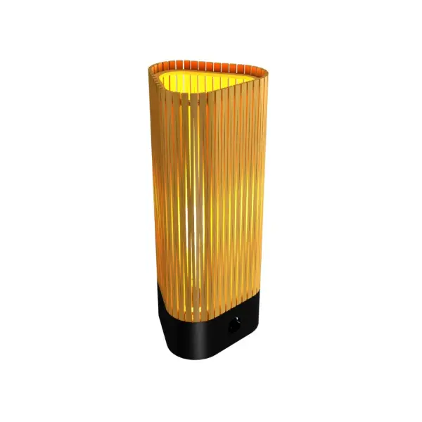 Living Hinges Table Lamp in Organic Gold