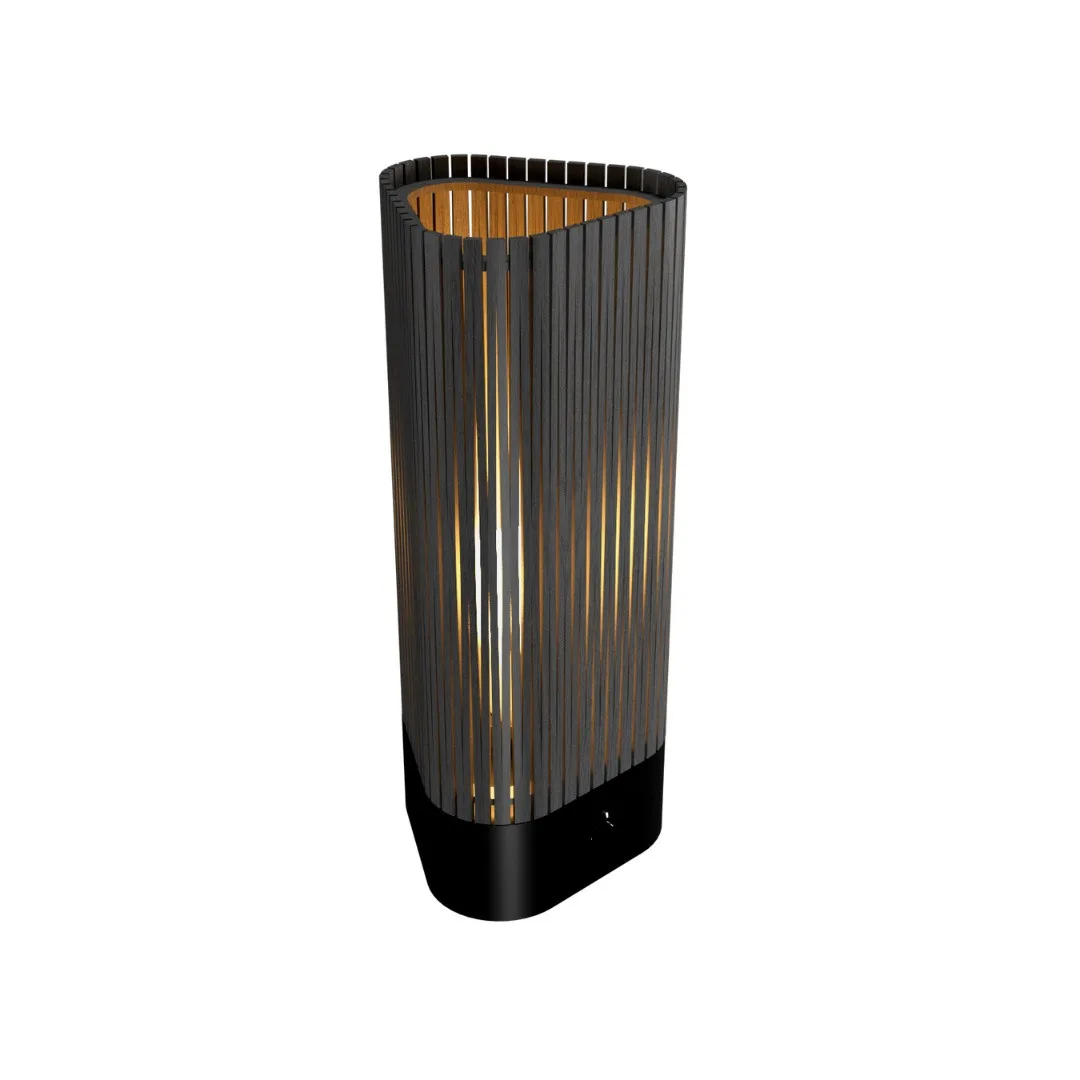 Living Hinges Table Lamp in Organic Grey