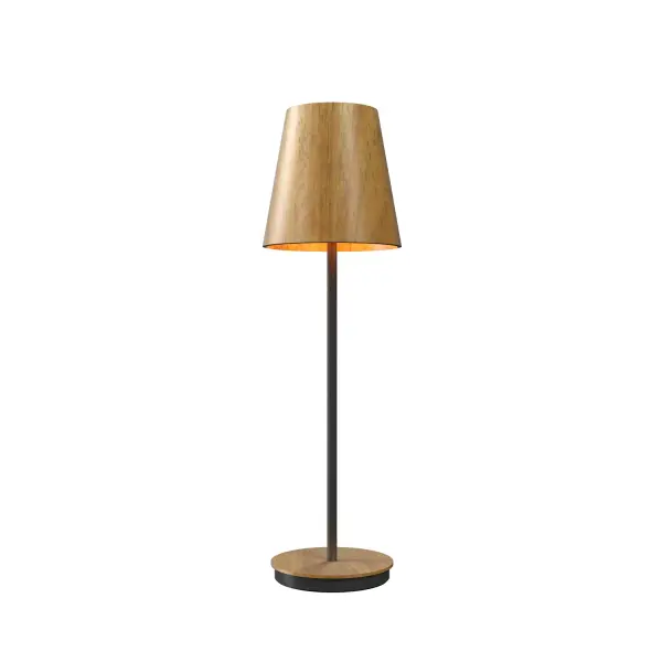 Wooden decorative luminaire with contemporary, timeless design in natural wood veneer or Italian lacquer finish. Proudly made in Brazil, combining high-end technology and the irreplaceable manual finishing. Collection: Conical Designer: Studio Accord Finish: Louro Freijo Width: 7.09" Height: 23.62" Weight: 5.16 lb Number of Bulbs: 1 Maximum Wattage: 25.00 W Bulb Type: A15 Bulb Base: E26 CRI: 90 Voltage: 120.00 V Material: Wood veneer, MDF Country of Origin: Brazil Safety Listing: UL Safety Rating: Damp Connection: Plug In LED Manufacturer Warranty: 5 Years
