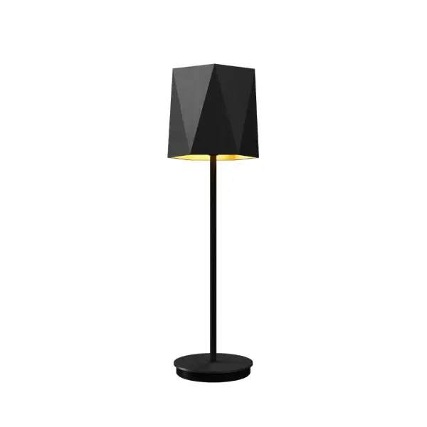 Facet One Light Table Lamp in Organic Grey