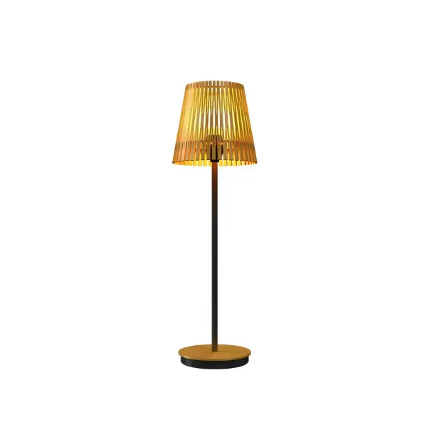 Living Hinges Table Lamp in Organic Gold