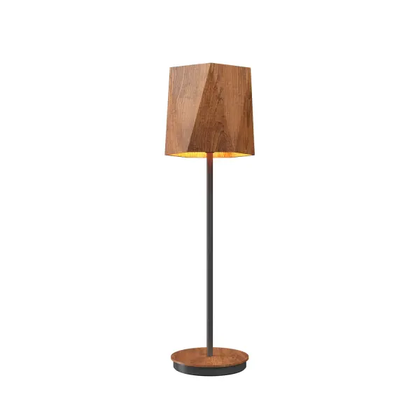 Wooden decorative luminaire with contemporary, timeless design in natural wood veneer or Italian lacquer finish. Proudly made in Brazil, combining high-end technology and the irreplaceable manual finishing. Collection: Facet Designer: Studio Accord Finish: Imbuia Width: 7.09" Height: 29.92" Weight: 5.36 lb Number of Bulbs: 1 Maximum Wattage: 25.00 W Bulb Type: A15 Bulb Base: E26 CRI: 90 Voltage: 120.00 V Material: Wood veneer, MDF Country of Origin: Brazil Safety Listing: UL Safety Rating: Damp Connection: Plug In LED Manufacturer Warranty: 5 Years