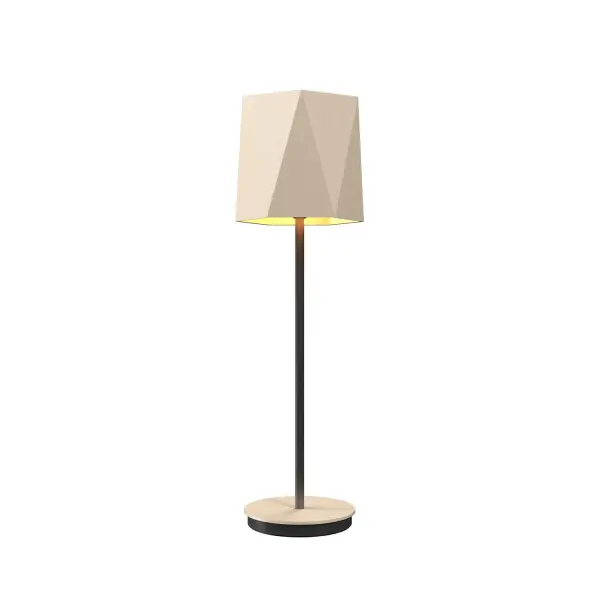 Facet One Light Table Lamp in Organic Cappuccino