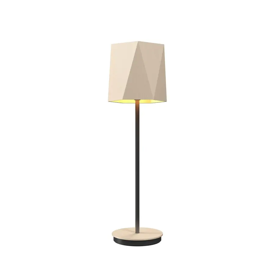 Facet One Light Table Lamp in Organic Cappuccino