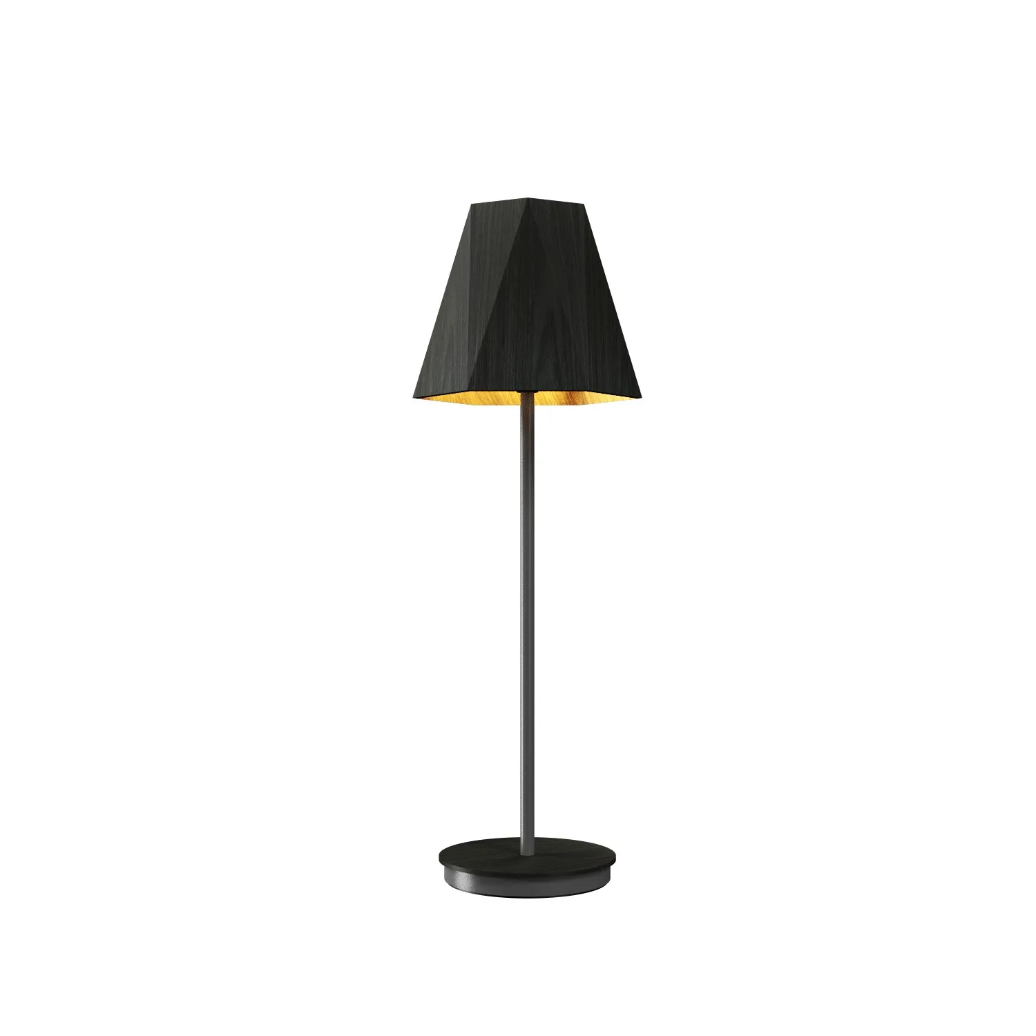 Facet One Light Table Lamp in Charcoal
