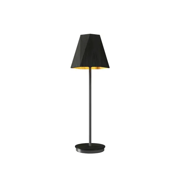 Wooden decorative luminaire with contemporary, timeless design in natural wood veneer or Italian lacquer finish. Proudly made in Brazil, combining high-end technology and the irreplaceable manual finishing. Collection: Facet Designer: Studio Accord Finish: Charcoal Width: 7.87" Height: 29.92" Weight: 5.36 lb Number of Bulbs: 1 Maximum Wattage: 25.00 W Bulb Type: A15 Bulb Base: E26 CRI: 90 Voltage: 120.00 V Material: Wood veneer, MDF Country of Origin: Brazil Safety Listing: UL Safety Rating: Damp Connection: Plug In LED Manufacturer Warranty: 5 Years