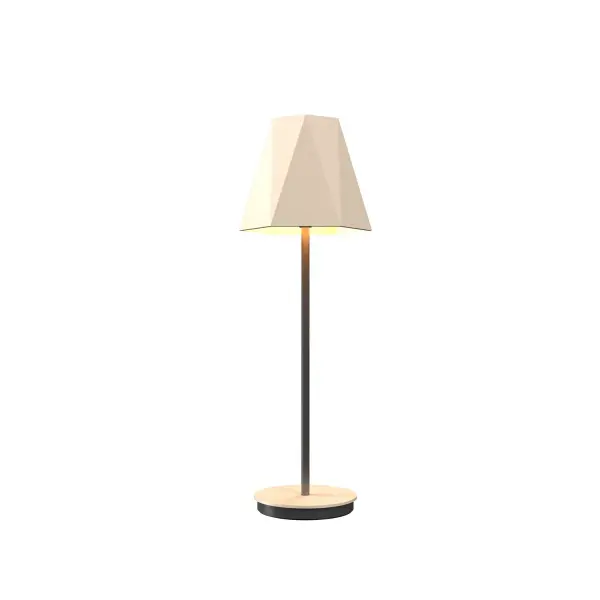 Facet One Light Table Lamp in Organic Cappuccino