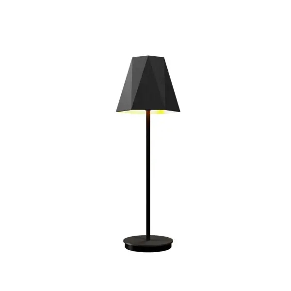 Facet One Light Table Lamp in Organic Grey