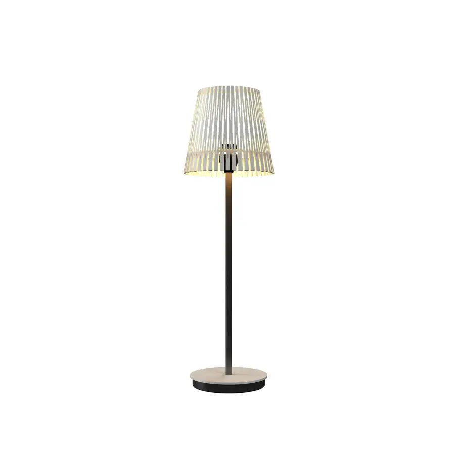 Living Hinges Table Lamp in Organic White