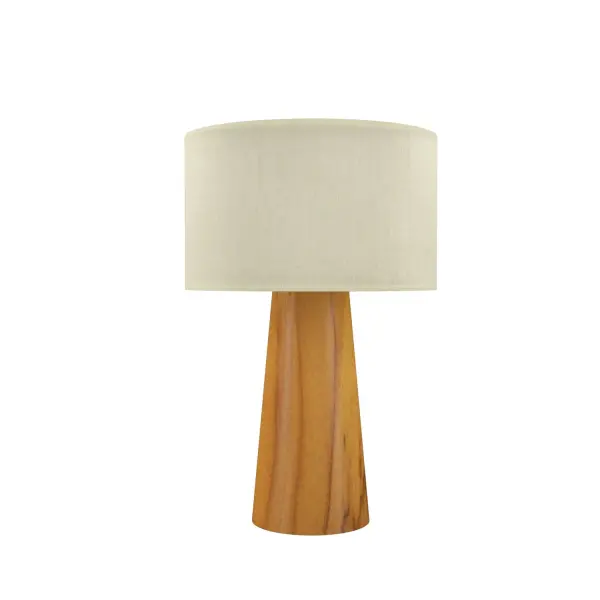 Collection: Conical Designer: Studio Accord Finish: Teak Width: 11.81" Height: 18.11" Length: 3.08" Number of Bulbs: 1 Maximum Wattage: 25.00 W Bulb Type: A15 Bulb Base: E26 CRI: 90 Voltage: 120.00 V Material: Wood veneer, MDF Country of Origin: Brazil Safety Listing: UL Safety Rating: Damp Connection: Plug In Manufacturer Warranty: 5 Years