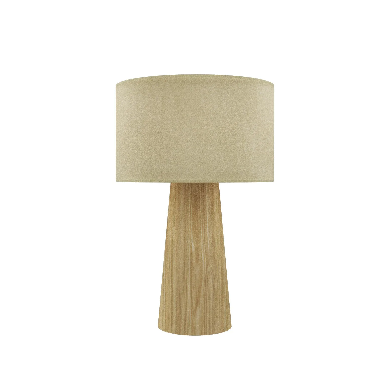 Conical One Light Table Lamp in Sand