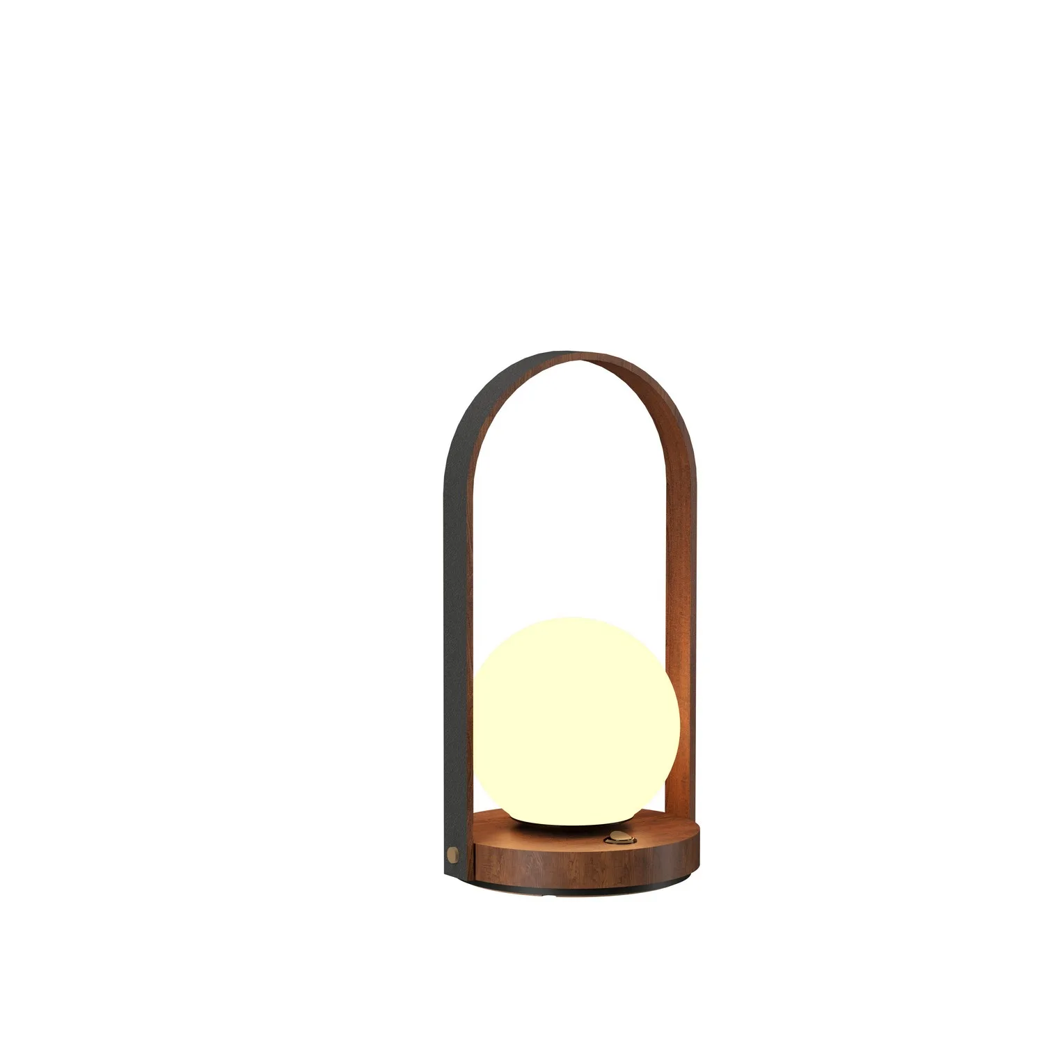 Strap One Light Table Lamp in Imbuia
