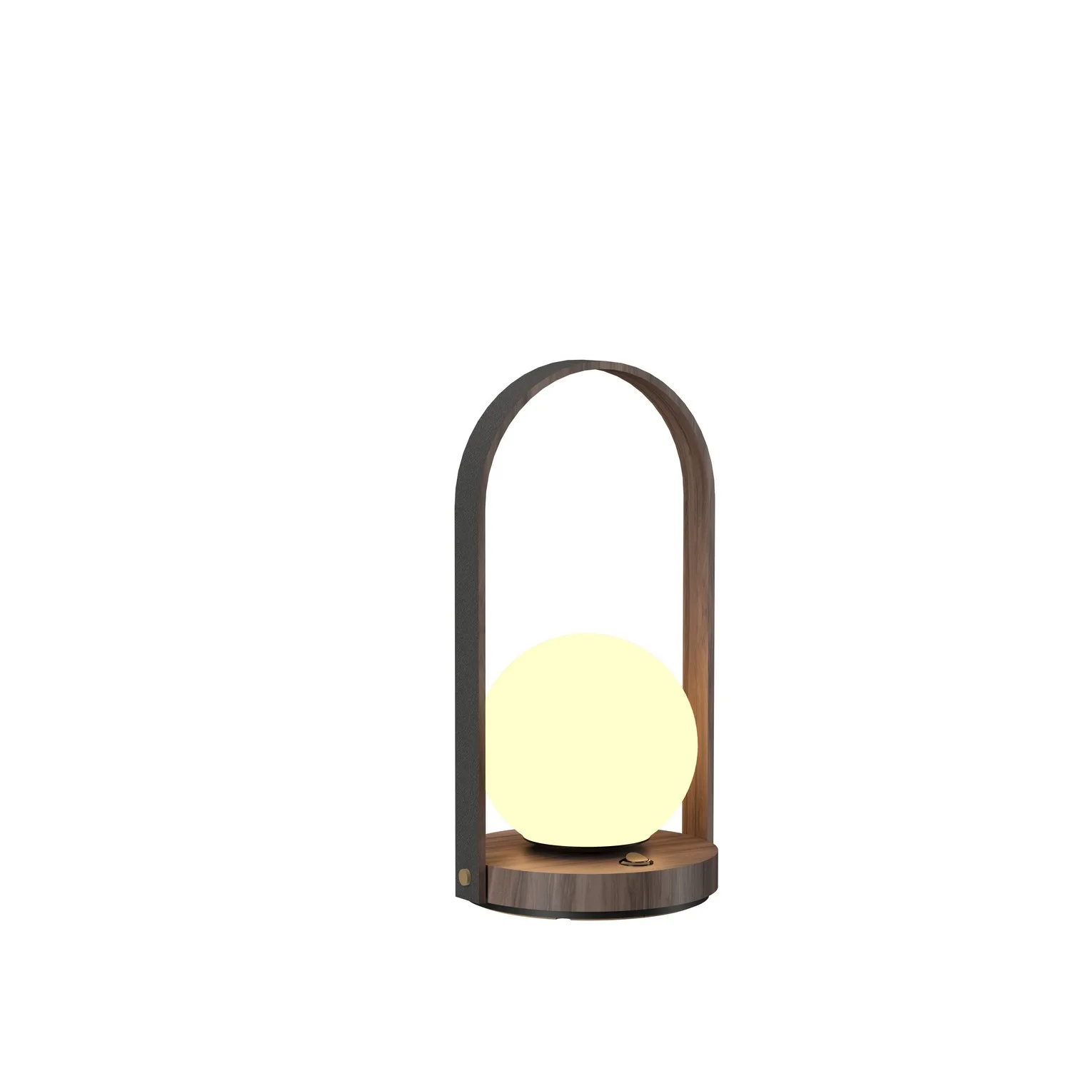 Strap One Light Table Lamp in American Walnut