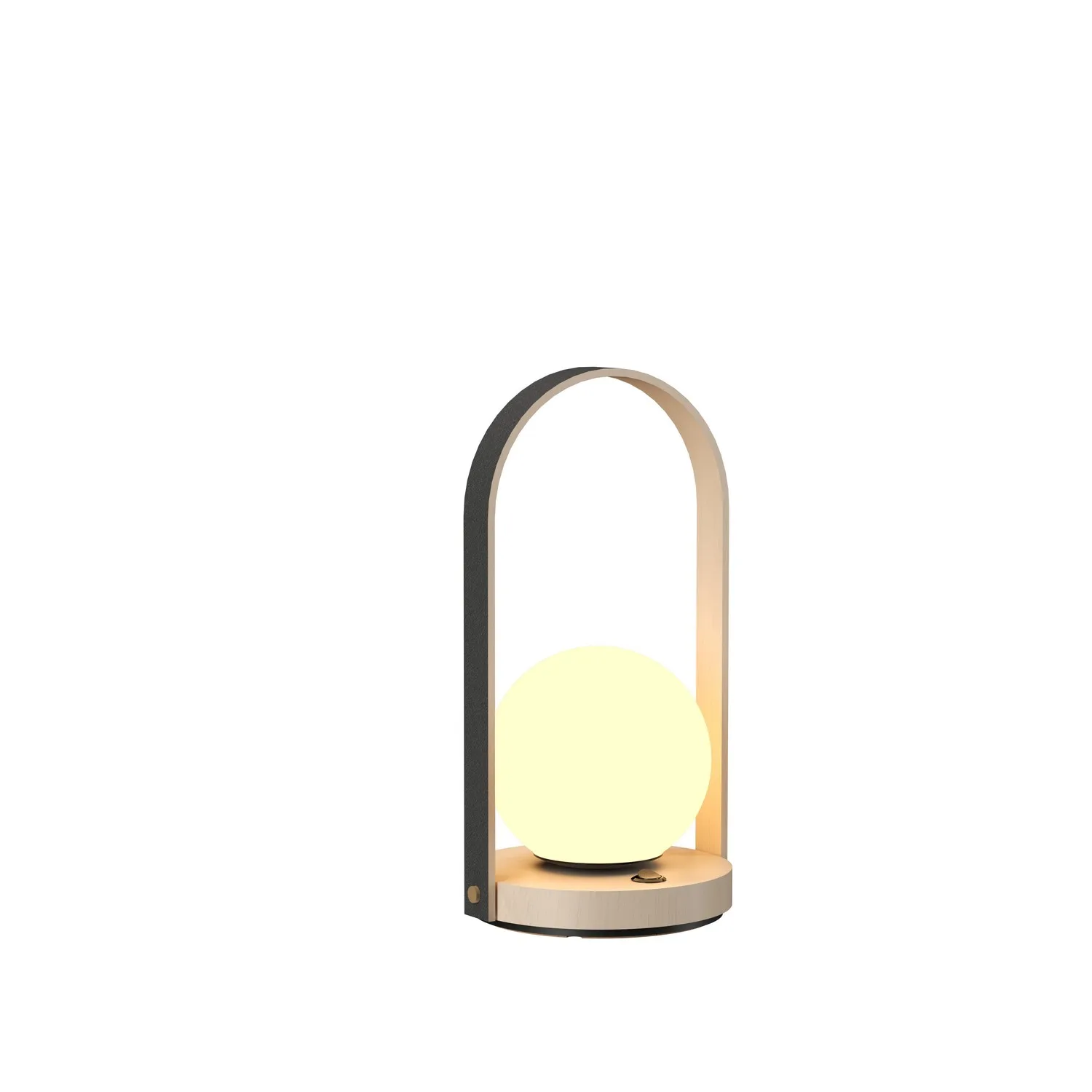 Strap One Light Table Lamp in Organic Cappuccino