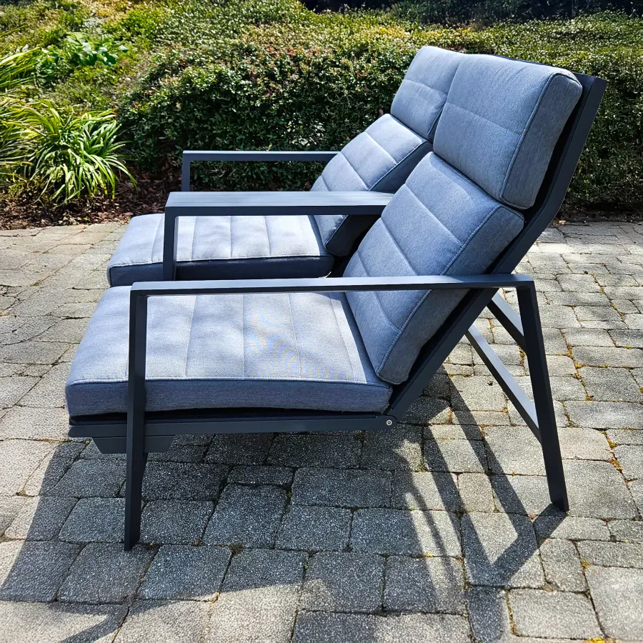 Bondi Tete A Tete Loveseat with Reclining Backs - Image 2