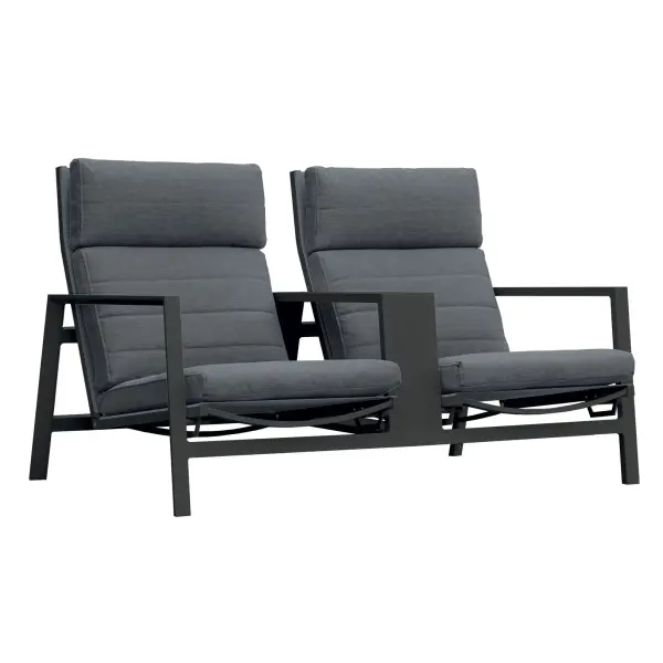 Bondi Tete A Tete Loveseat with Reclining Backs - Image 7