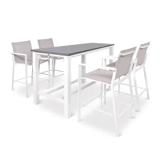 Primavera 5-Piece Bar Set in White - Image 2