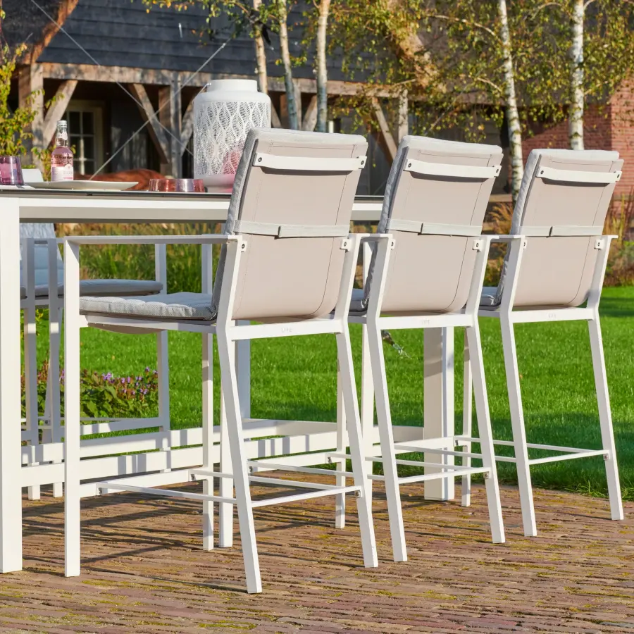 Primavera 7-Piece Bar Set in White - Image 4