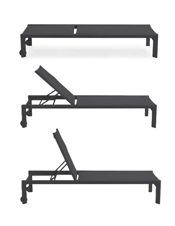 Delta Multi-Position Aluminum Lounger - Image 9