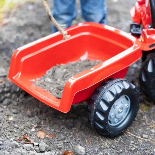 Case IH Pedal Tractor with Trailer - Image 11