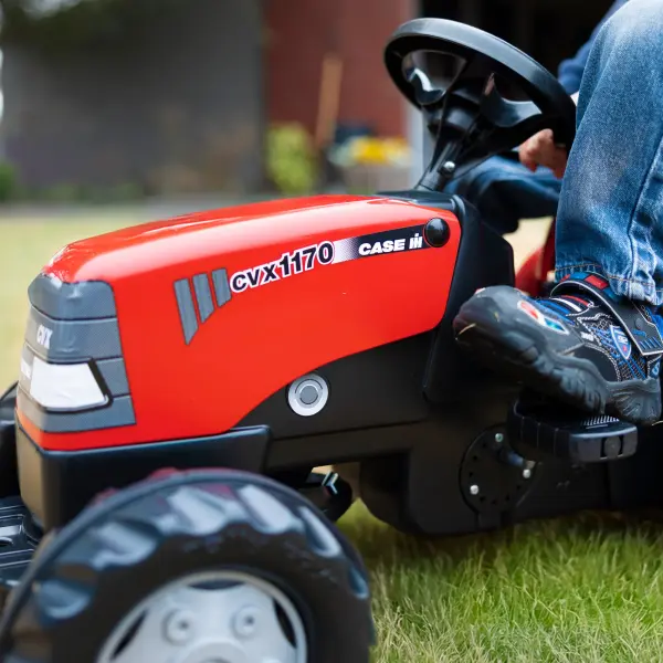 Case IH Pedal Tractor with Trailer - Image 10