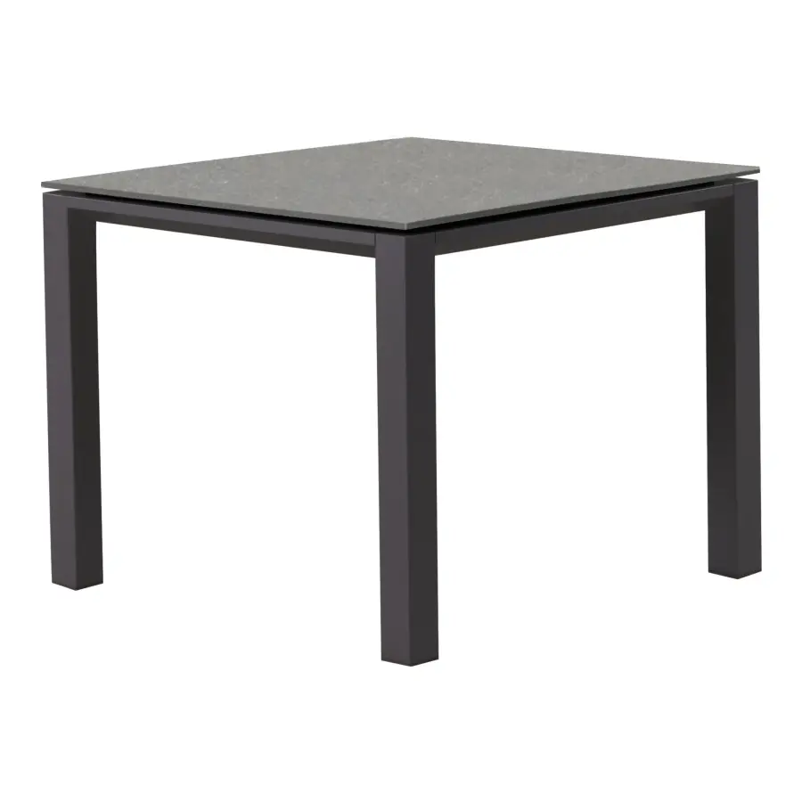 Concept Dining Table - White Frame with Concrete Look Top - Image 12