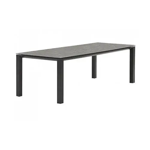 Concept Dining Table - White Frame with Concrete Look Top - Image 9