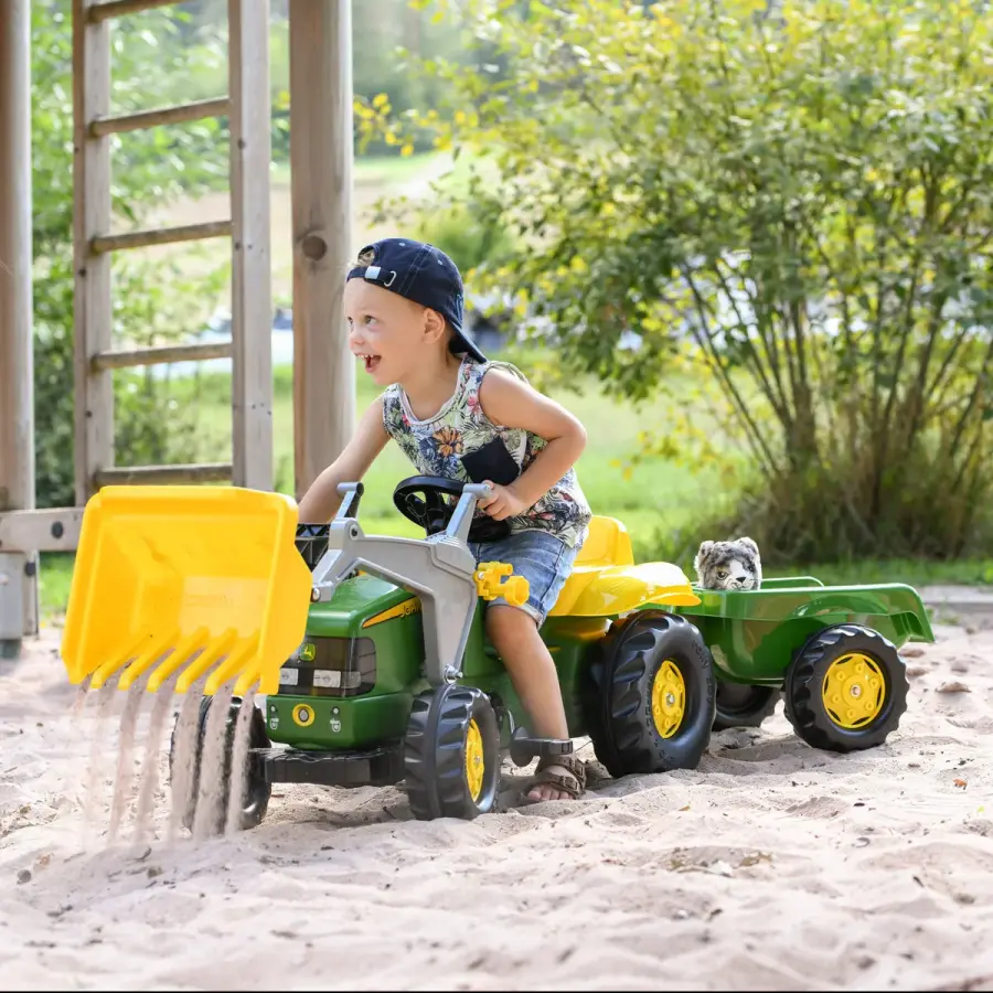 John Deere Pedal Tractor with Front Loader - Image 2