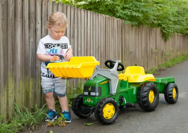John Deere Pedal Tractor with Front Loader - Image 4