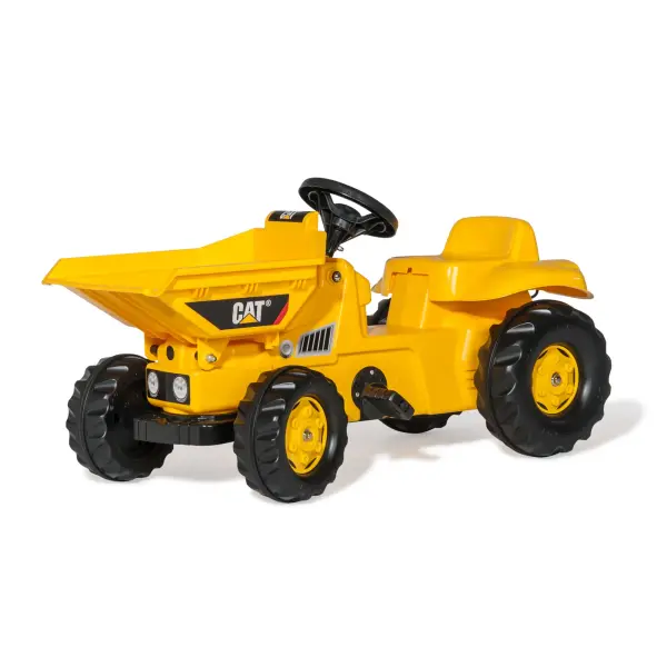 German-engineered pedal tractor with working front bucket, turntable steering, and expandable hitch system. Built for ages 3-6 with 50 lb capacity and high-impact resin construction for lasting outdoor adventures.