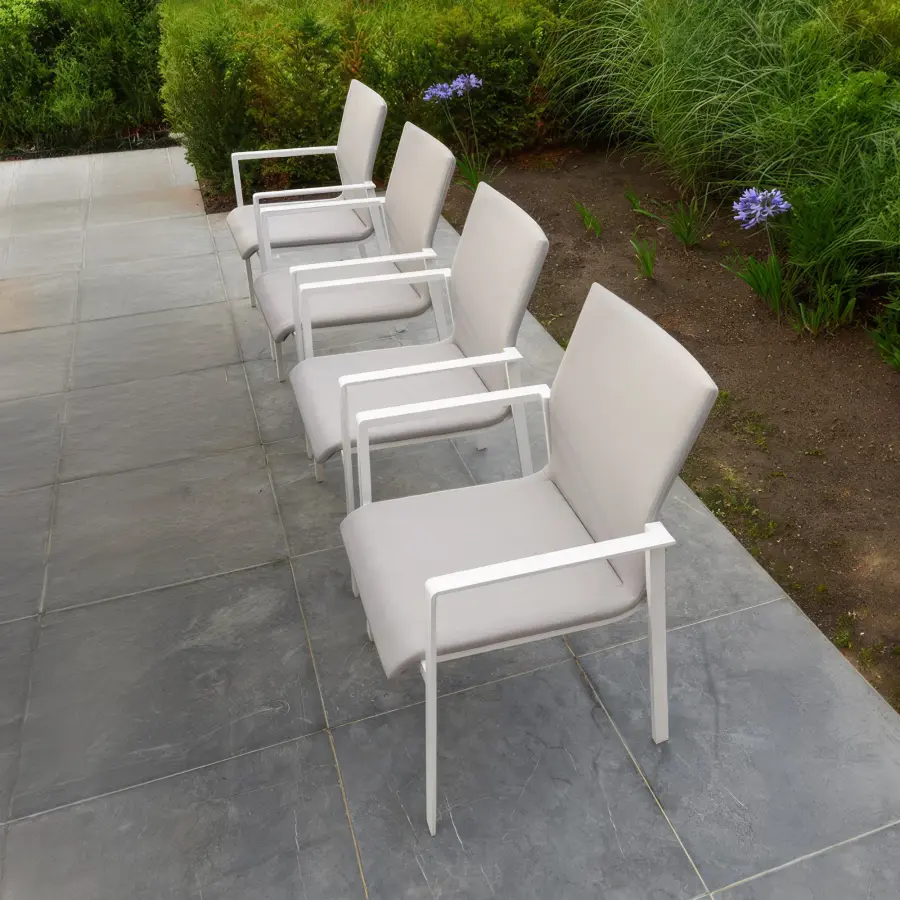 Sense 7-Piece Dining Set, White - Image 5