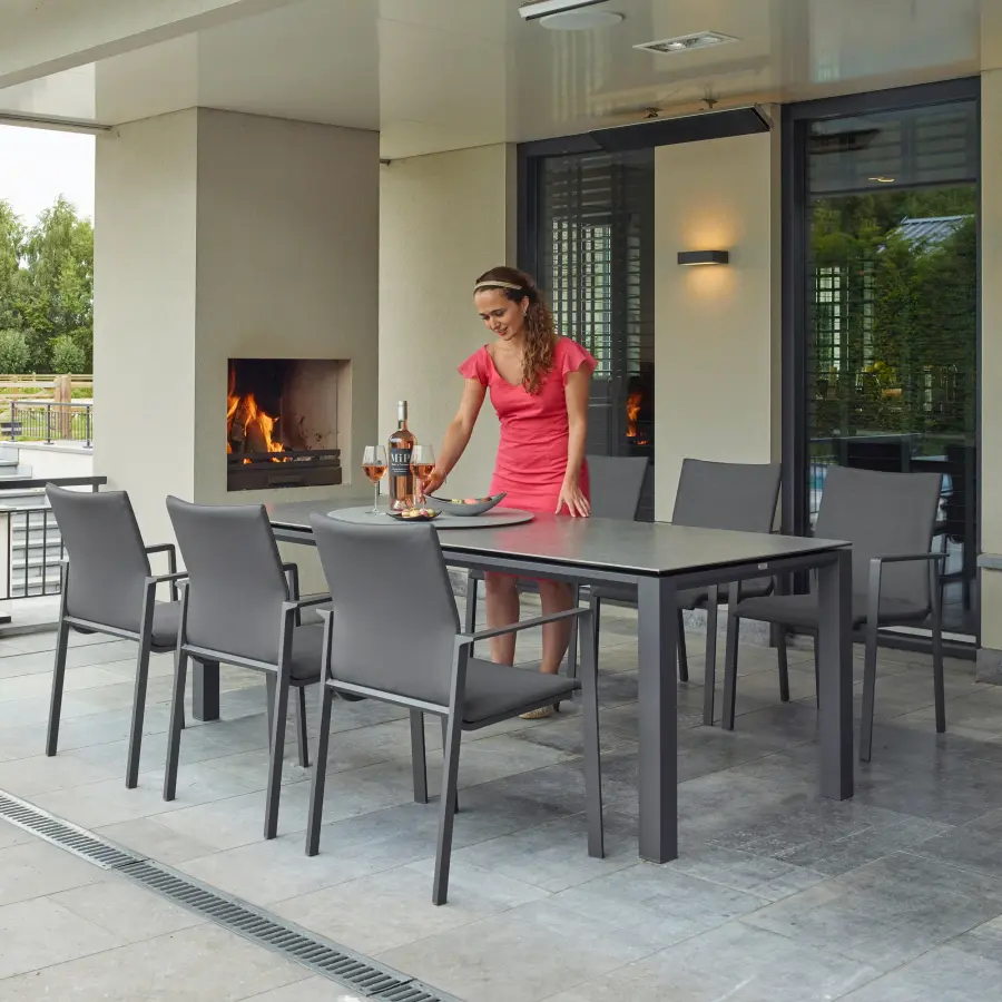 Sense 7-Piece Outdoor Dining Set - Image 2
