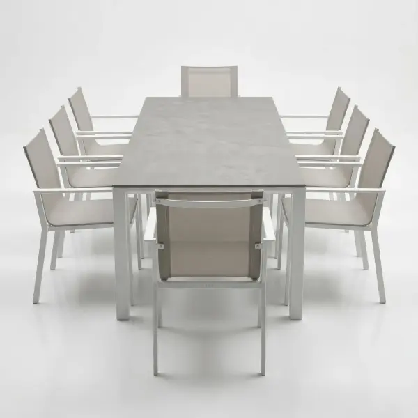 Primavera 9-Piece Dining Sets, White - Image 3