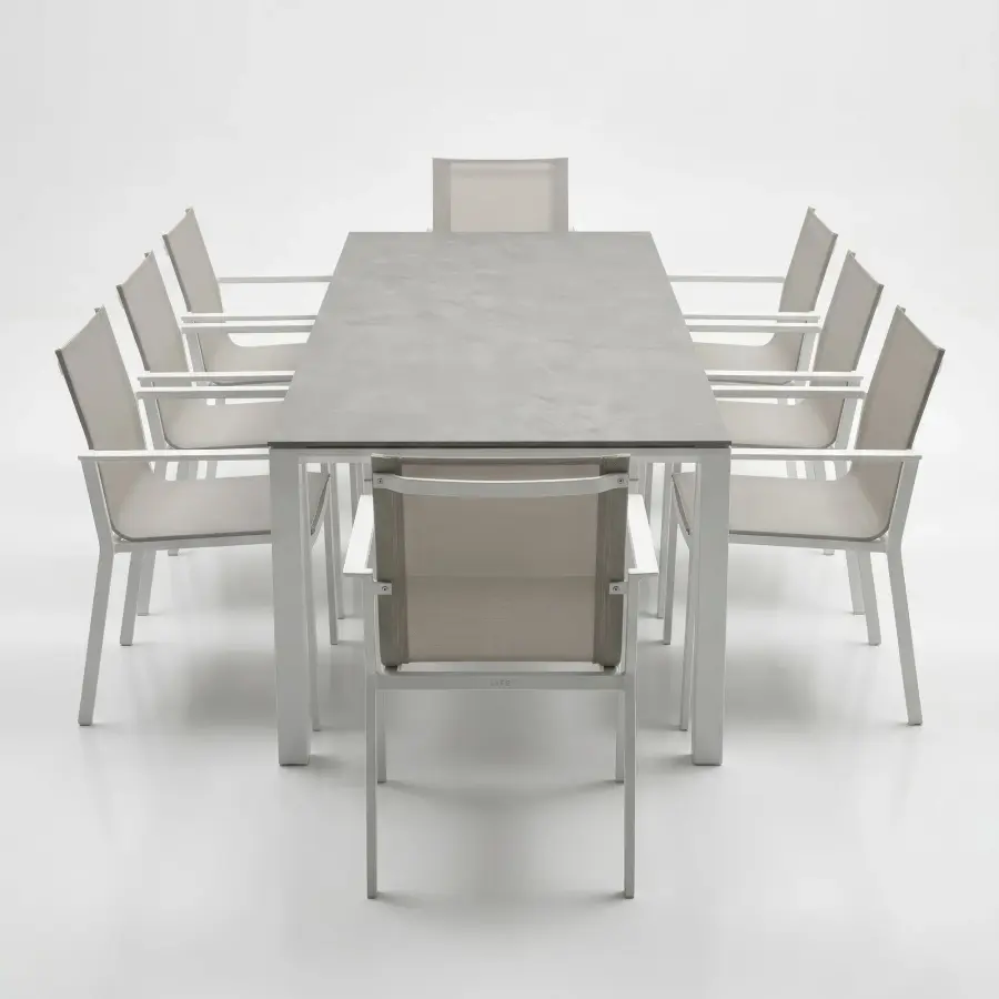 Primavera 9-Piece Dining Sets, White - Image 3