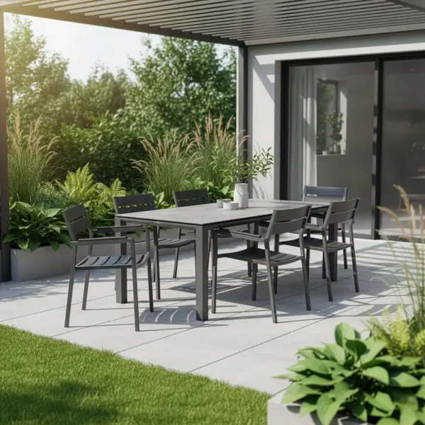 Torino 5-Piece Outdoor Dining Set - Image 3
