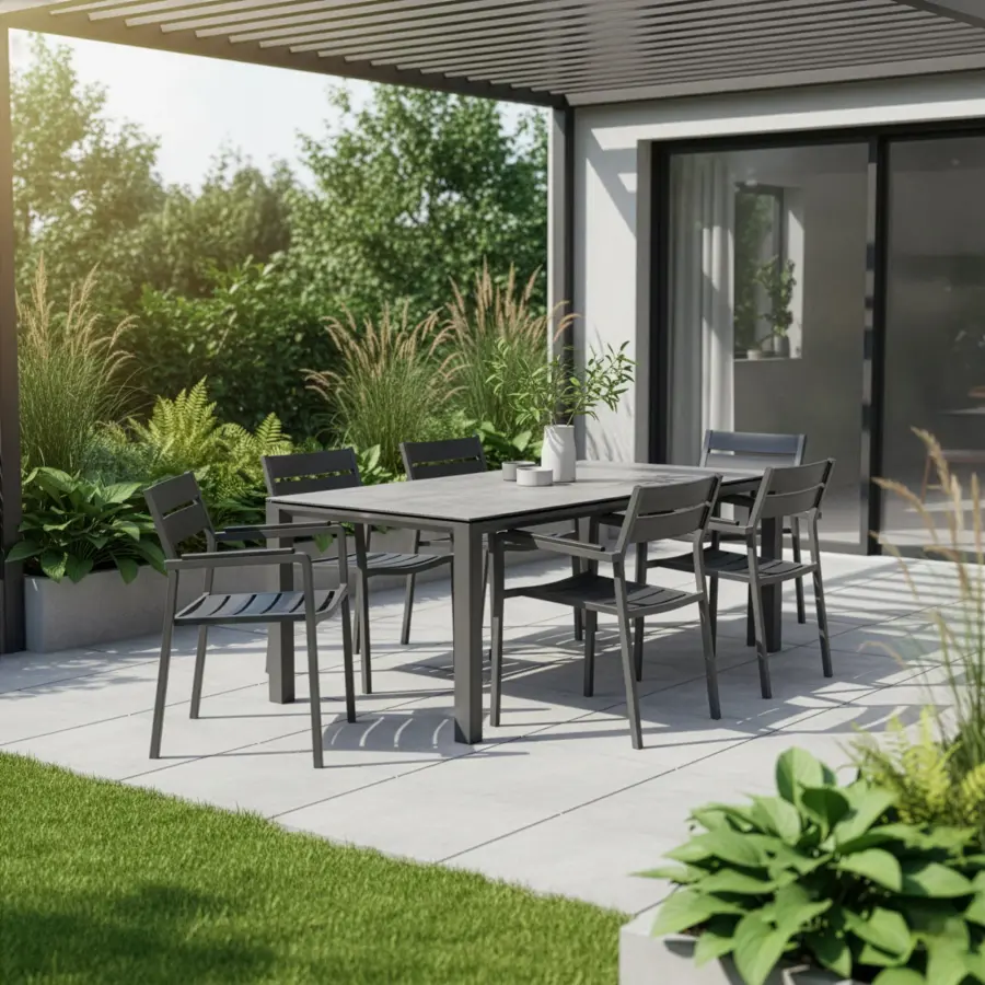Torino 5-Piece Outdoor Dining Set - Image 3