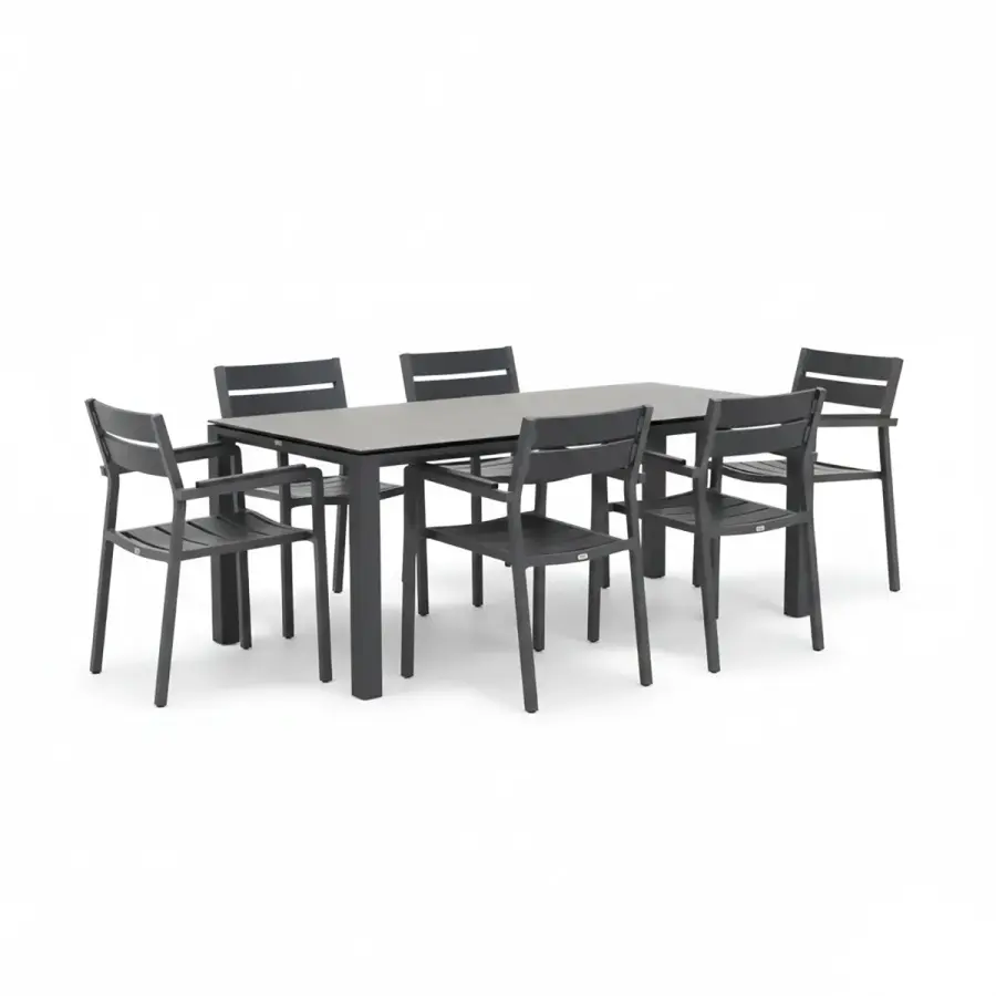 Torino 5-Piece Outdoor Dining Set - Image 4