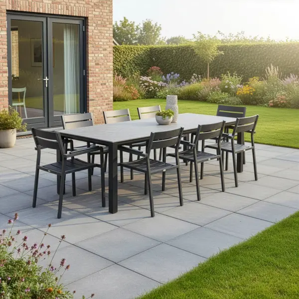 Torino 5-Piece Outdoor Dining Set - Image 5