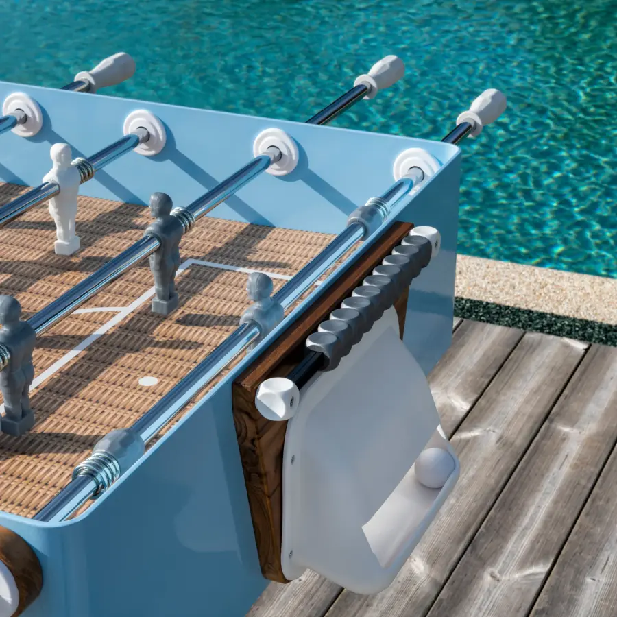 Ciclope Capri Outdoor Foosball Table with Entertainment Top - Image 5