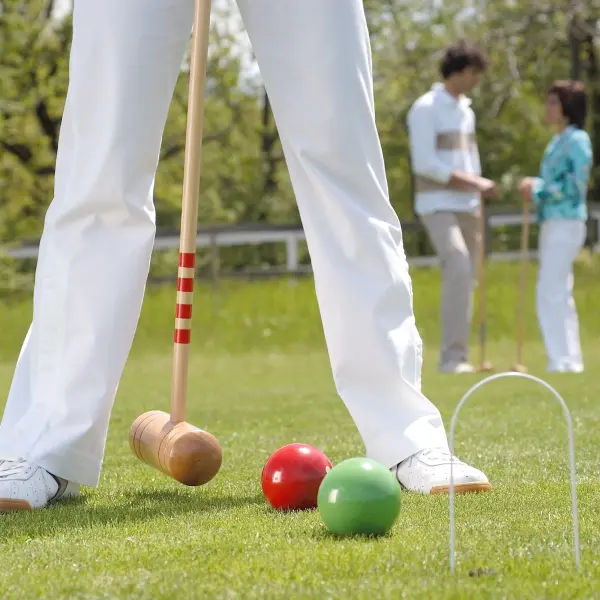 4-Player Croquet Set with Storage Trolley - Image 5