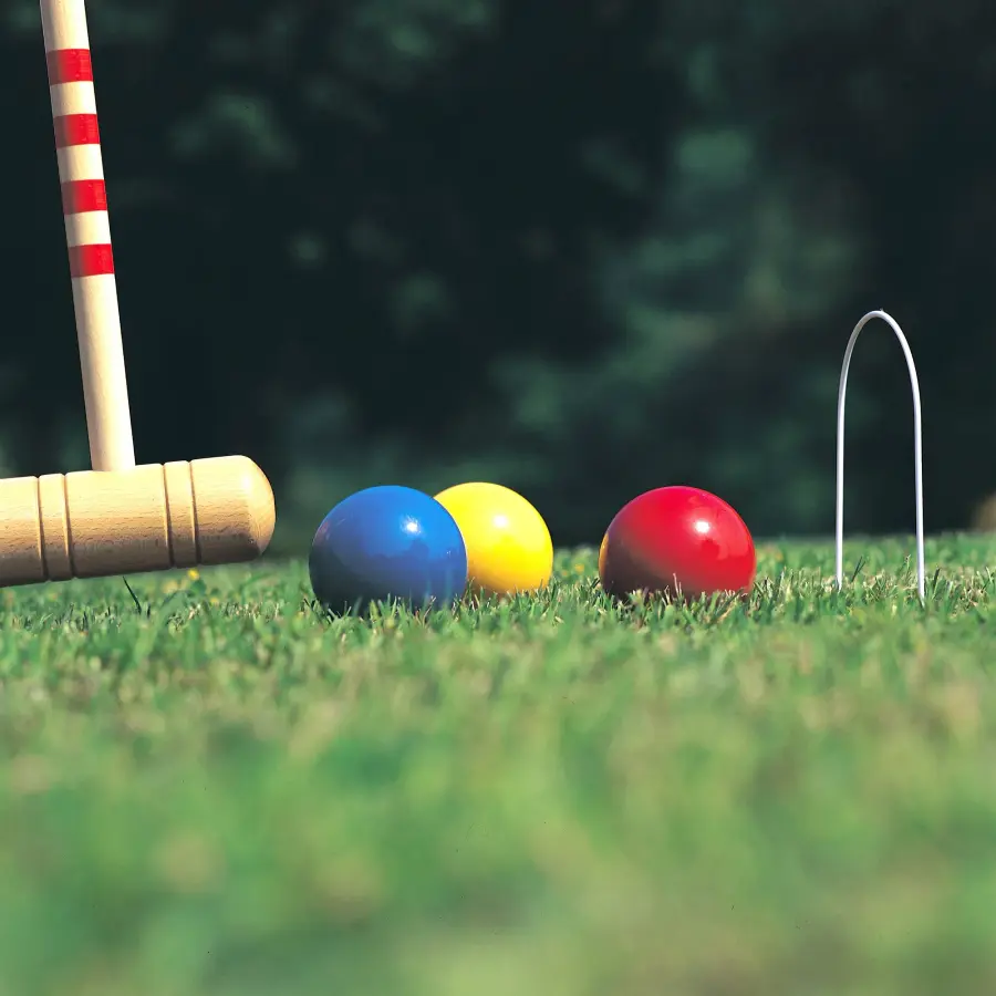 4-Player Croquet Set with Storage Trolley - Image 6