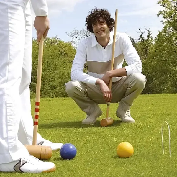 4-Player Croquet Set with Storage Trolley - Image 7