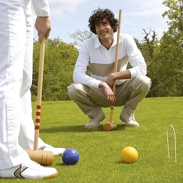 4-Player Croquet Set with Storage Trolley - Image 7