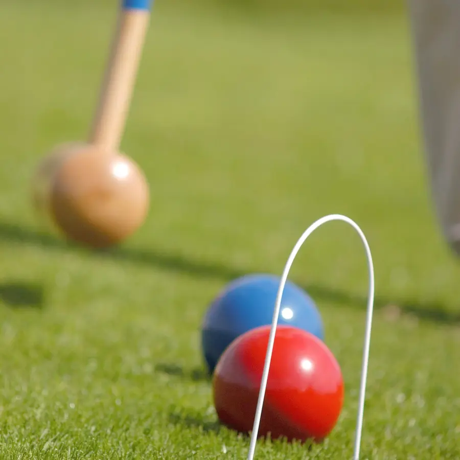 4-Player Croquet Set with Storage Trolley - Image 8