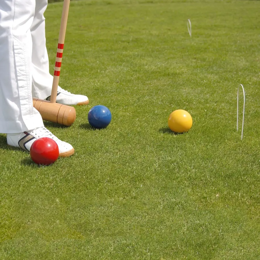 4-Player Croquet Set with Storage Trolley - Image 9